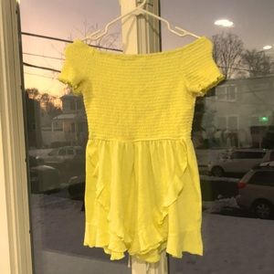 Yellow romper